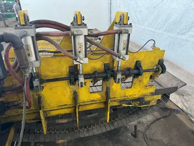 120" CINCINNATI SHEET STACKER CONVEYOR. STOCK # 0895524