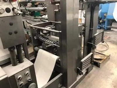 USED 2006 SANDEN 5 COLOR 22” INSERT UV PRESS