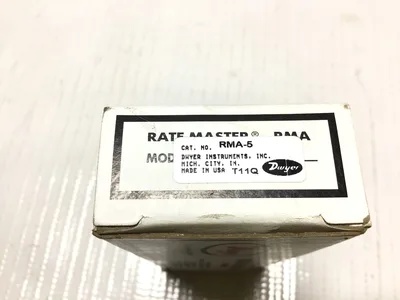 Dwyer RMA-5 Rate-Master Flowmeter 0-10SCFH Air 100PSI Maximum Press