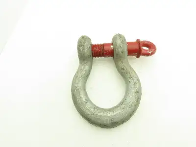 Crosby G-209 1-3/4" Galvanized Carbon Anchor Shackle with 2" Alloy Screw Pin