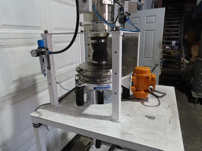 used Vorti-siv with Volkman Powder Vacuum Loader