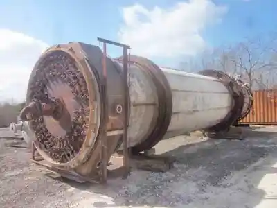 96 " dia davenport rotary steam tube dryer
