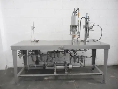 JG Machine Works Semi-automatic Aerosol Filling Line