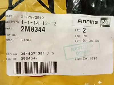NEW 2010 CAT 2M-0344