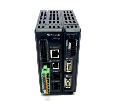 Used KEYENCE Laser Displacement Sensor Controller, PNP Type Industrial Controls Michigan US | Maverick Industrial Sales #1401322