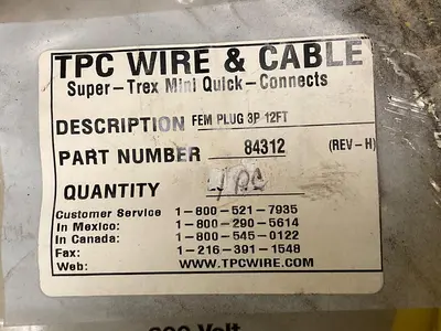 Used TPC 843121 Miscellaneous Equipment (Electrical & Power) | Surplus Asset Holdings #1199447