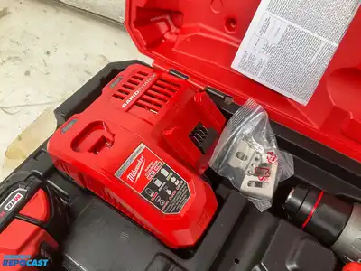 Milwaukee M18 Fuel 1/2” Hammer Drill/Driver and 1/4” Impact Kit with Battery and Rapid Charger, New