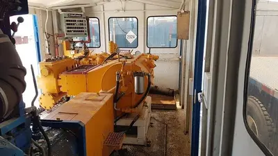 USED SJ PETRO SJ-300 TRIPLEX MUD PUMP