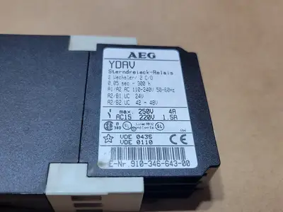 Used AEG 910-346-643-00 Misc Electrical & Power Parts British Columbia CA | Lenmark #1439846