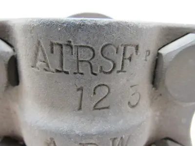 A B W ATRSF 12 1-1/2" IPS Straight Bolt Cable To Flat Aluminum Terminal Lug Tap