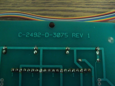 Universal Dynamics C-2492-D 3075 Rev 1 With Cable and Face Plate 4 Digit Display