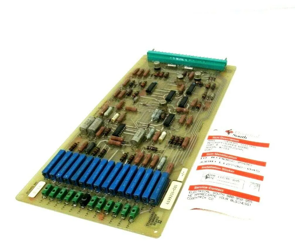 REPAIRED GENERAL ELECTRIC 4199J51-G01 SUMMER BOARD 4199J51G01