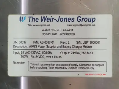USED WEIR-JONES AS-0371-01