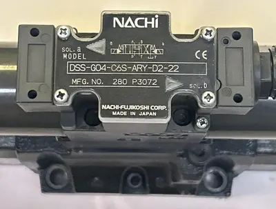 Used NACHI DSS-G04-C6S-ARY-D2-22 Pump & Valve Parts | Surplus Asset Holdings #1217662