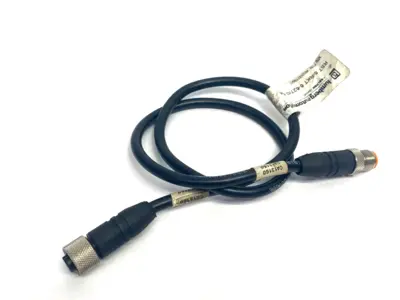 USED LUMBERG AUTOMATION DOUBLE ENDED 8-PIN CORDSET M TO F