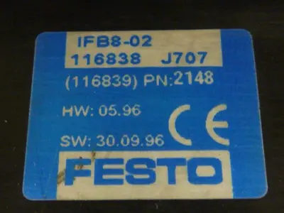 USED FESTO IFB8-02
