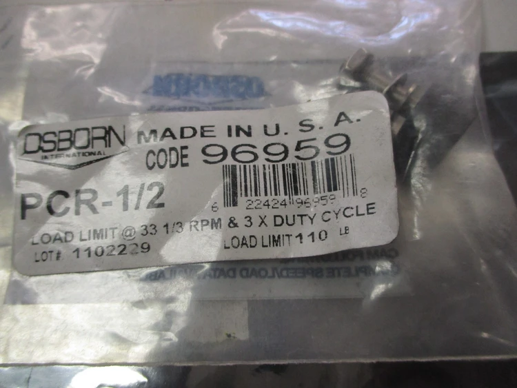 New | in-Stock Osborn Intl PRC-1/2 Bearings Arizona US | ASSET CONVERSION SPECIALISTS, INC. #311400