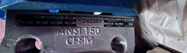 10" Dezurik BHP Butterfly High Performance Valve