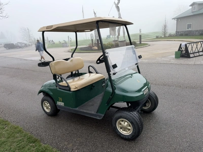 (1) 2014 E-Z-Go golf cart with a Kawasaki gas engine, does not include Club canopy, ball carrier, fo...