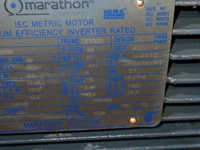 USED MARATHON ELECTRIC V132STFC852