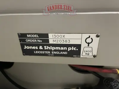 Jones & Shipman 1300X Twin Wheel Universal Cylindrical Grinder, 12" Swing, 27" Grinding Length