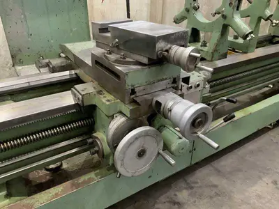 32/36" x 120" TIMEMASTER GAP BED ENGINE LATHE, 4" SPINDLE HOLE: STOCK #23757