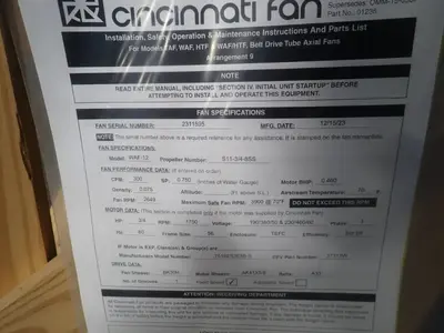 USED 2023 CINCINNATI WAF12
