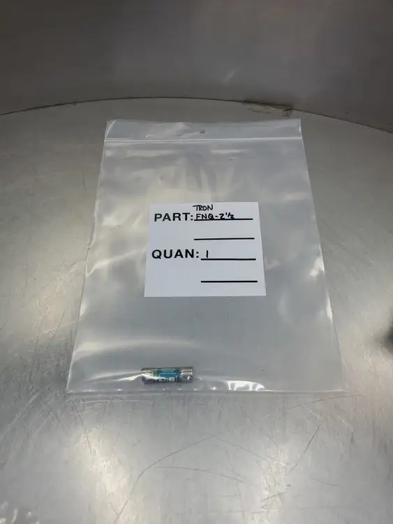 Used TRON FNQ-2½ Time-Delay Fuse, 500V, 2½A. Fuses | Palmetto Automation #1155938