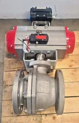 Kitz Stainless Steel Ball Valve CF8M 4-150 S14A H-PTFE 316 Actuator