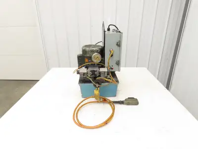 Vektek Vector Flo Hydraulic Manual Workholding Pump Power Pack 2.5gal 5000psi