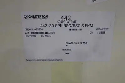 NEW IN BOX Chesterton 442-30 SPK RSC/RSC S FKM Split Seal STOCK 2946B