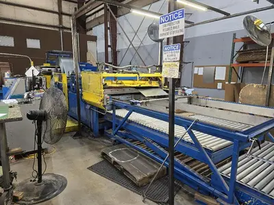 60" x . 060" x 40,000 Lbs. Iowa Precision Multi-Blanking Line