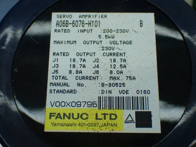 USED FANUC A06B6076H101