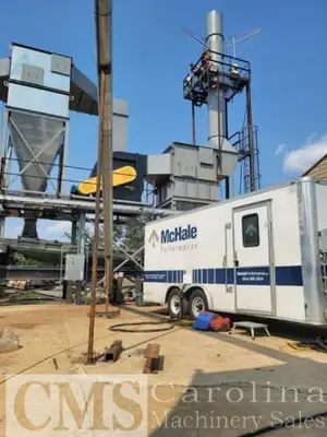 USED HEIL 10.5X32 DRUM DRYER AND CHIP PLANT