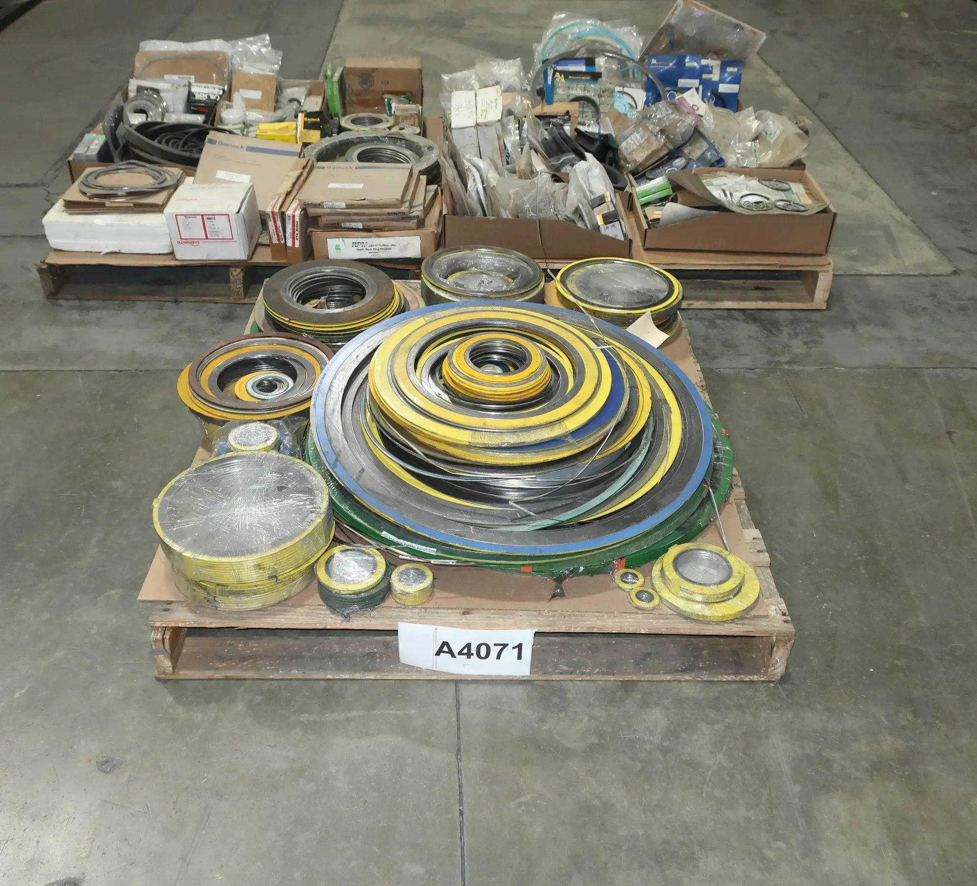3 PALLETS OF ASSORTED SEALS