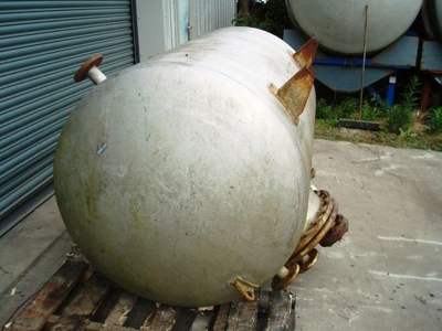 1550 L S/S Horizontal Tank