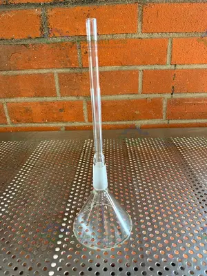 Used CHEMGLASS 100 MM CONE SHAPED FUNNEL W/ 24/40 JOINT FITTING Glassware - Other California US | Equipment Lab #1469370