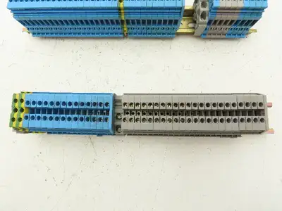 Entrelec M4/6 5116 Terminal Block DIN Rail 24-10AWG 4mm² 600V 25A Lot of 112