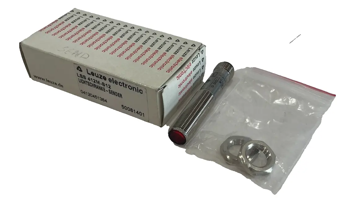 NEW LEUZE ELECTRONIC LSS 412M-S12 PHOTOELECTRIC SENSOR 50081401 LSS412MS12