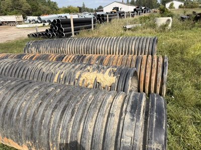 Used (4) 36" X 20' PLASTIC DUAL WALL CULERTS _UNKNOWN_ Miscellaneous Equipment Michigan US | Miedema Asset Management Group #1424761
