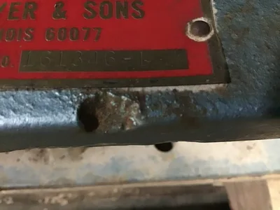 Wm Meyer 12 x 12 HD Rotary Air Lock Feeder Valve Steel