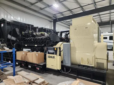 New Surplus 3250KW Diesel Generator Kohler KD3250 480 Volts TIER 2 Instock Warranty