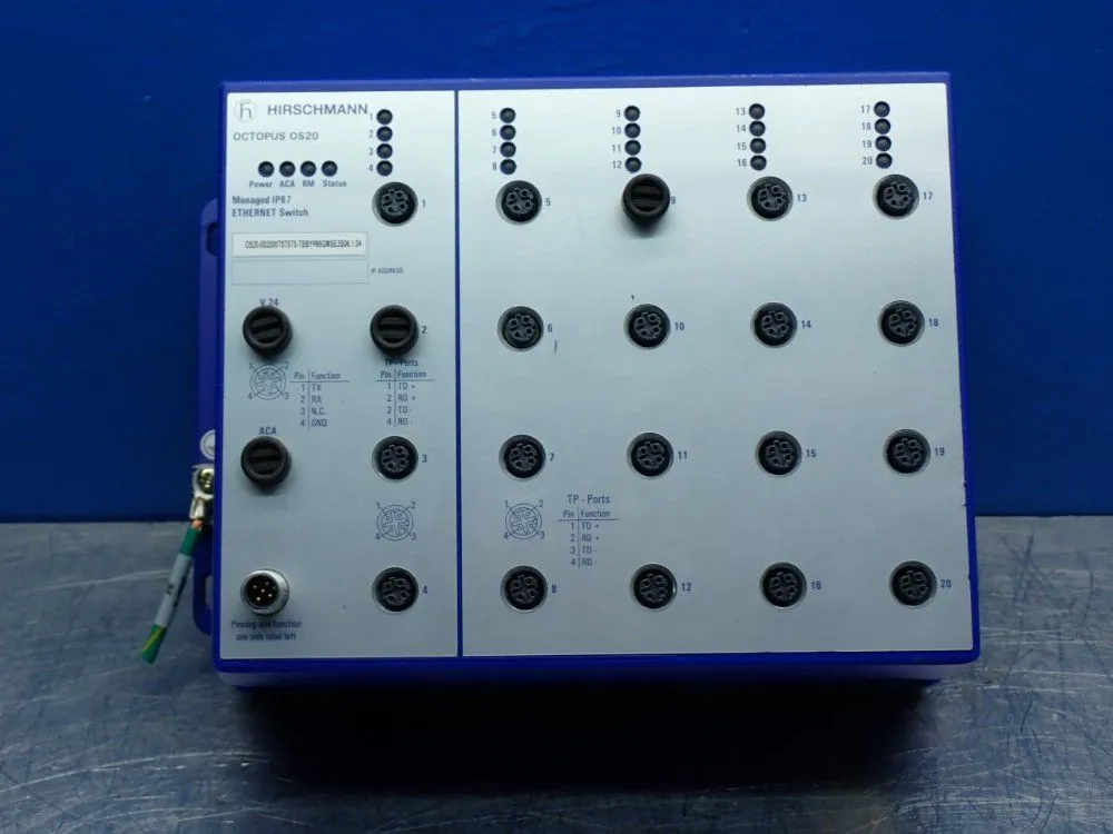 Used HIRSCHMANN OS20002000T5T5T5TBBY999GMSE3S Relays & Switches | HGR 24 #739205