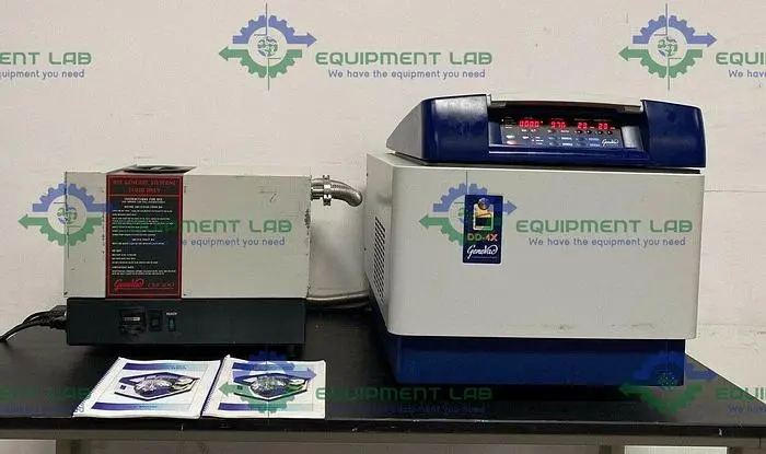 Used GENEVAC DD4 X EVAPORATOR W/ GENEVAC CVP 100 VACUUM PUMP Evaporators California US | Equipment Lab #485409