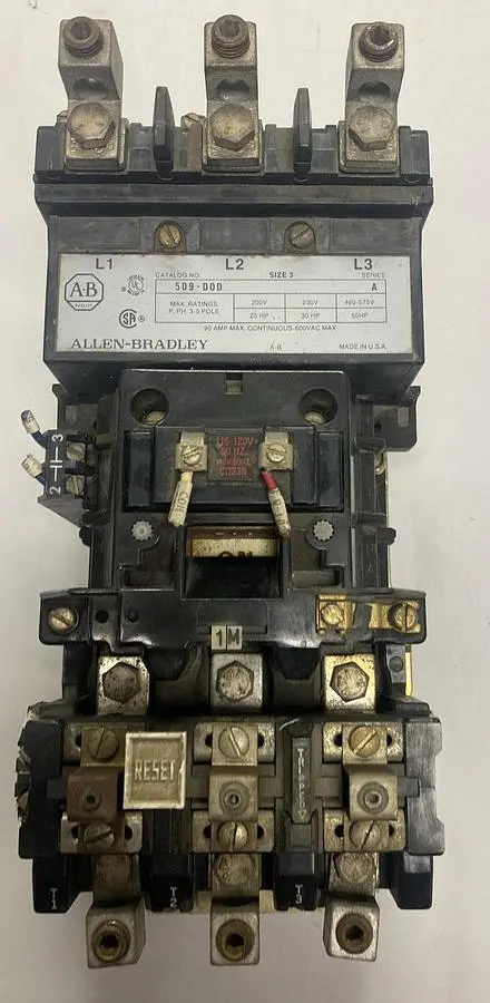 Used ALLEN-BRADLEY ALLEN-BRADLEY 509-D0D Starters | Surplus Asset Holdings #1204305