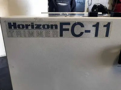 USED HORIZON STITCHER/FOLDER (SPF-11) & TRIMMER (FC-11) COLLATOR (MC-80)