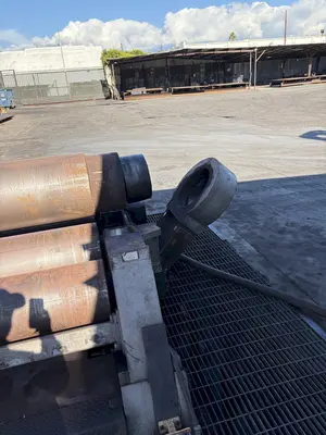 10' x 1" BERTSCH MODEL #100-10 4 ROLL HYDRAULIC PLATE ROLL, 2018: YOBRO #24784