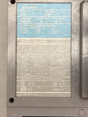 USED SIEMENS JXD63B400