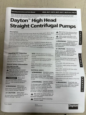 Dayton _UNKNOWN_ Centrifugal Pumps | Fram Fram LLC (10)