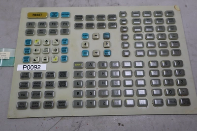 USED USED HAAS PARTS AND TOOLING HAAS 61-0201 MACHINE TOOL 610201 MEMBRANE KEYBOARD